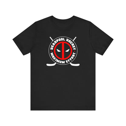 Deadpool Maximum Effort Hockey Shirt