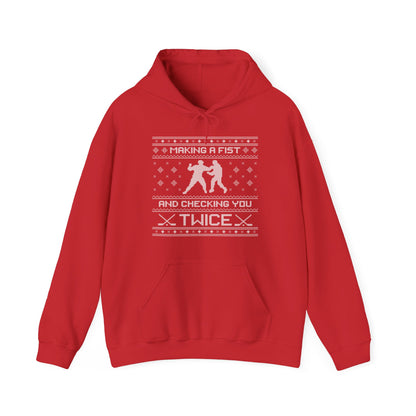 Hockey Christmas Sweater Hoodie