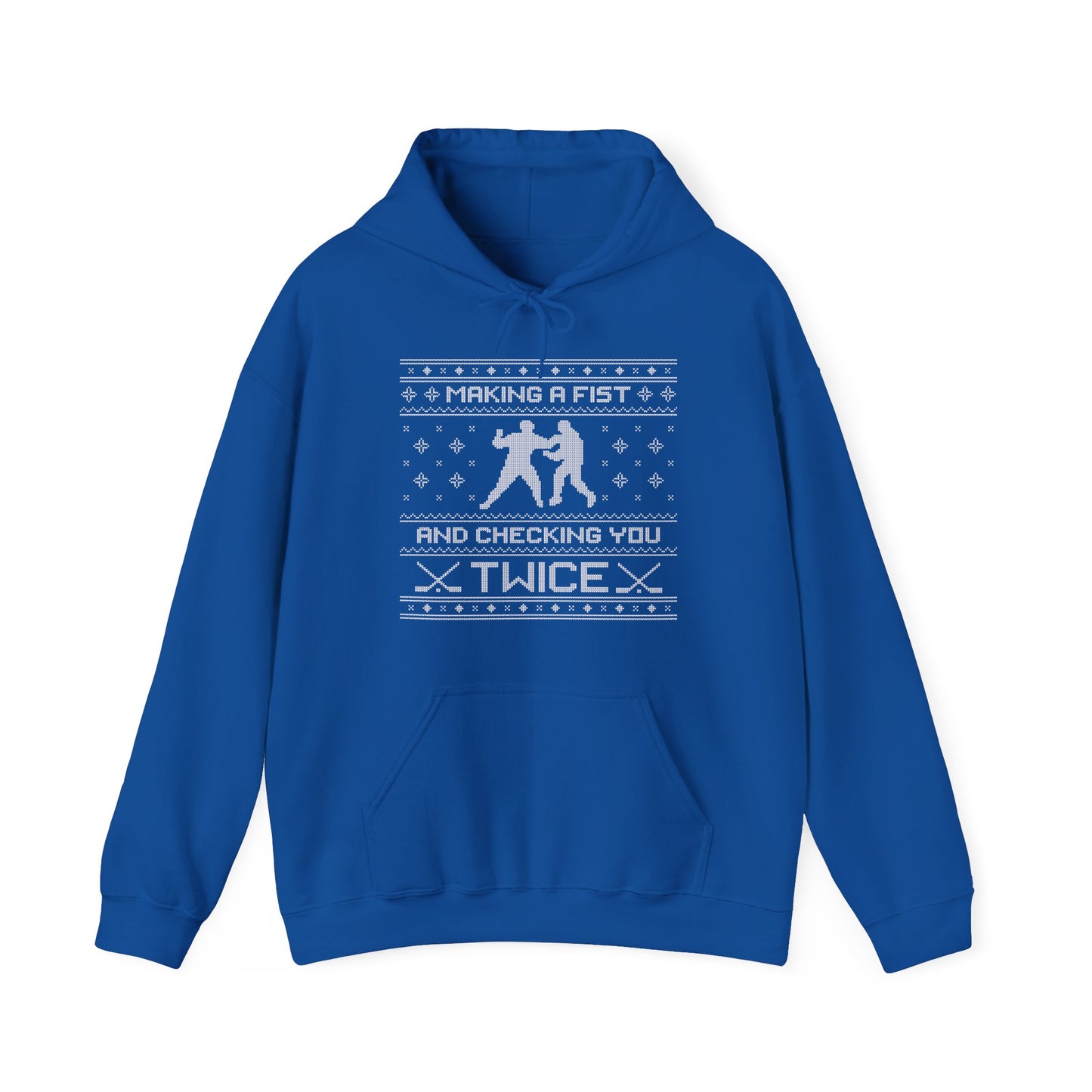 Hockey Christmas Sweater Hoodie