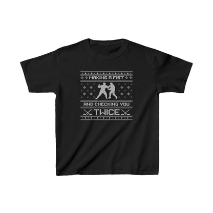 Hockey Christmas Sweater - Kids Shirt